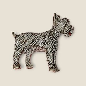 Vintage Gerry's Enamel Scottie Brooch